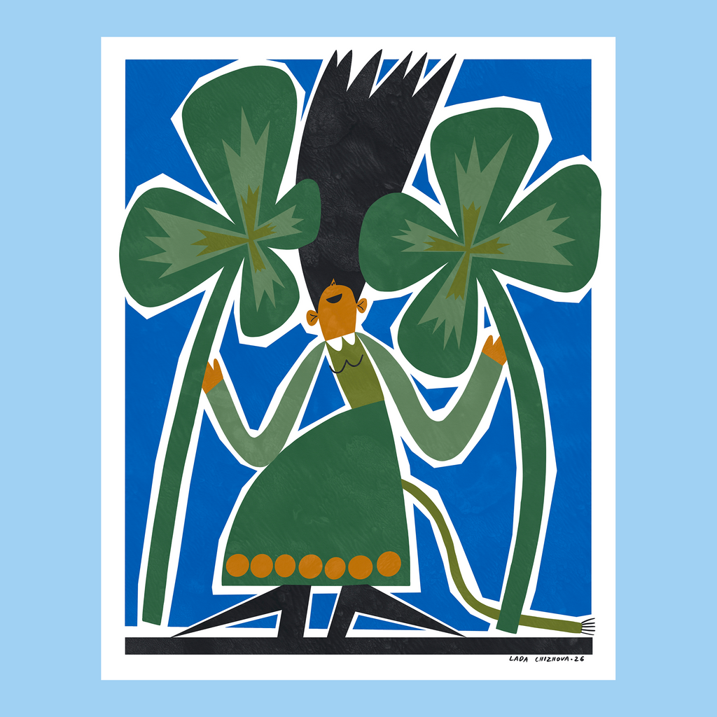 Two Four-Leaf Clovers