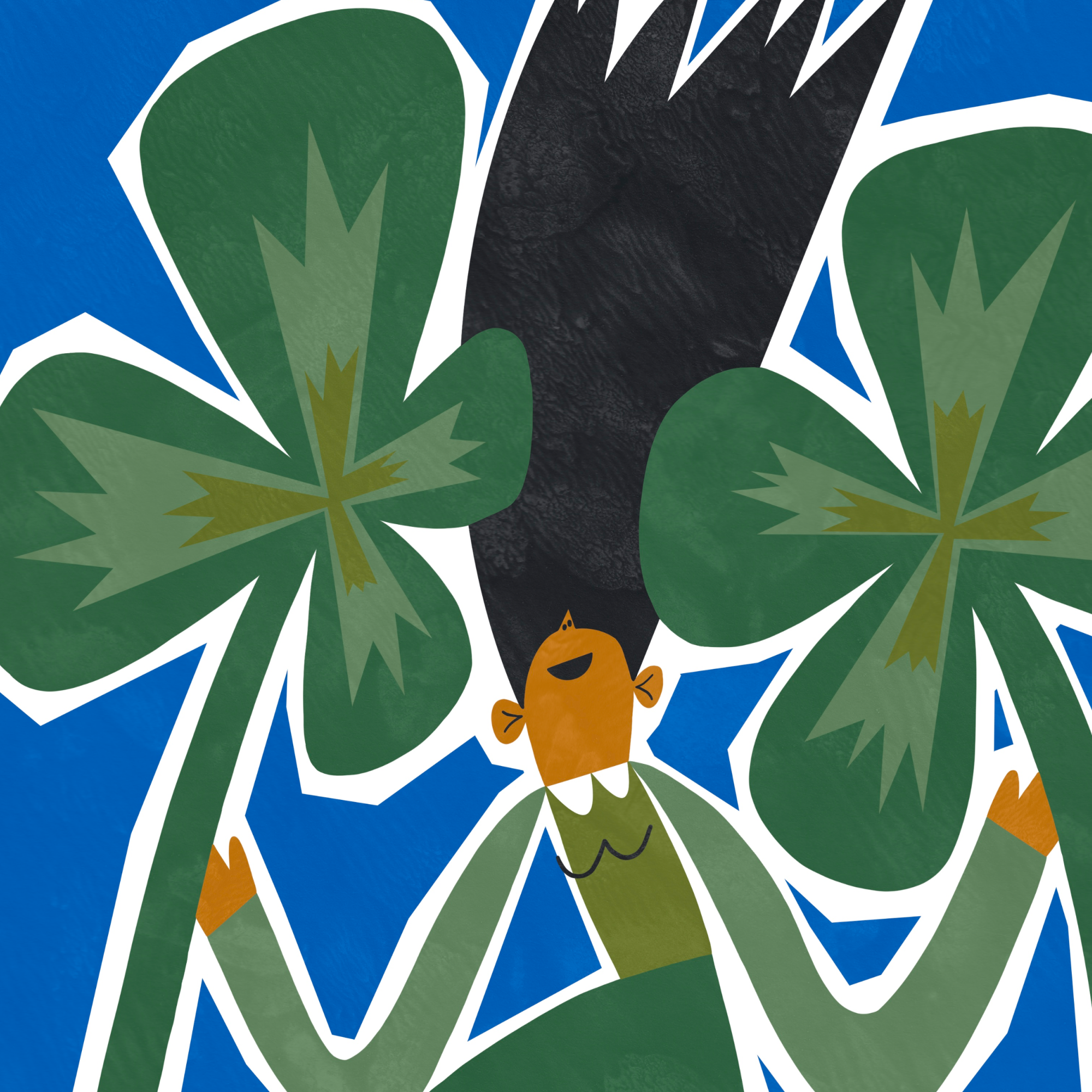 Two Four-Leaf Clovers